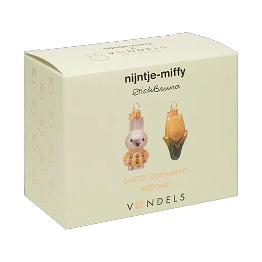 Набор пасхальных украшений Yellow Miffy & Tulip