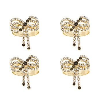 Кольца для салфеток Sparkle Bow, 4 шт.