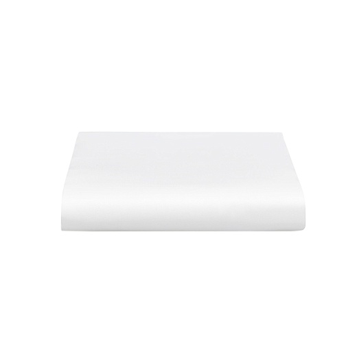 Простыня белая на резинке 180 x 200 см
