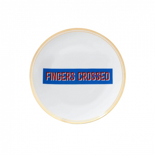 Десертная тарелка Fingers Crossed