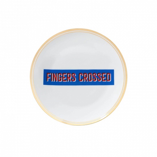 Десертная тарелка Finger Crossed