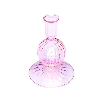 Подсвечник Single Bubble Luster Pink