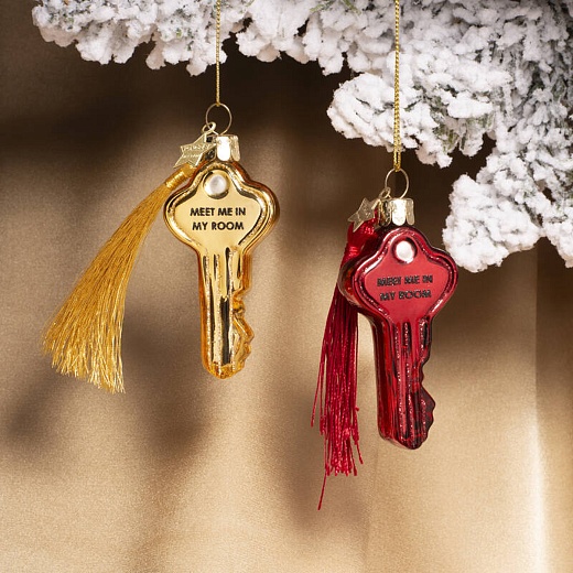 Ёлочная игрушка Burgundy Key