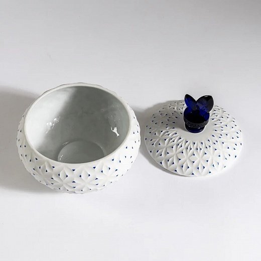 Ваза с крышкой Blue Ming