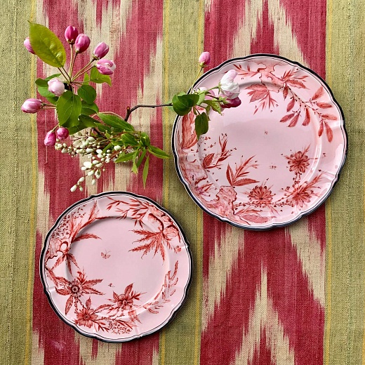 Столовые тарелки Rocaille Dove Pink Black, 4 шт.