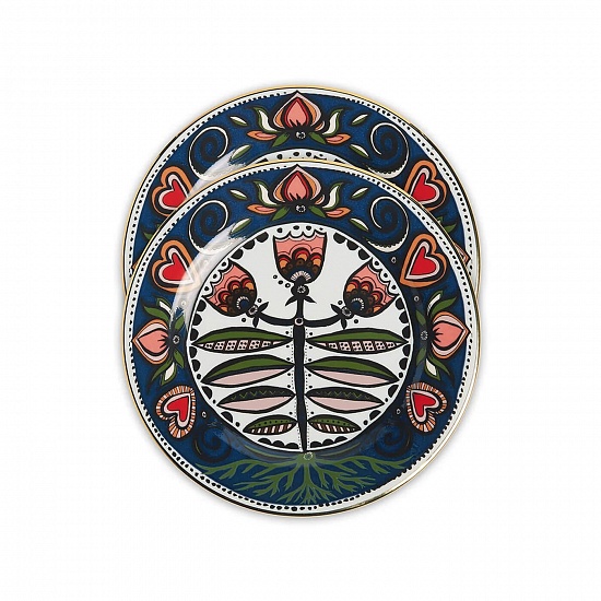 Набор десертных тарелок Laduree Seed Of Life, 2 шт.