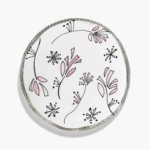 Тарелка Fiore Rosa M
