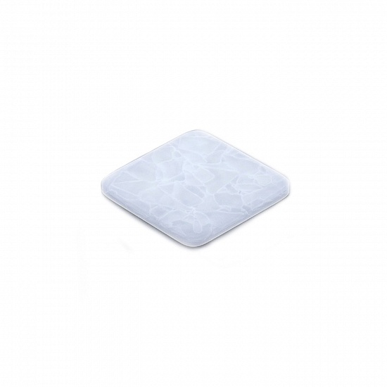 Сервировочная доска Freeze Slab с текcтурой льда, белая
