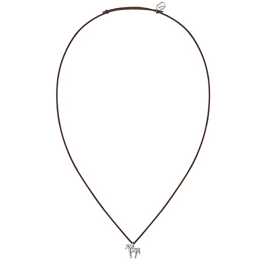 Кулон Cheval on rope, серебряный