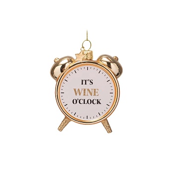 Ёлочная игрушка Wine O'clock Alarm