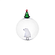 Ёлочный шар White Bear & Green Wish Tree в интернет-магазине The Dar