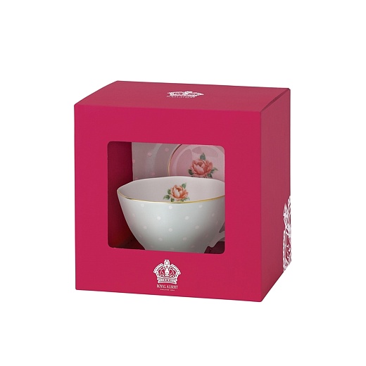 Чайная пара Polka Rose
