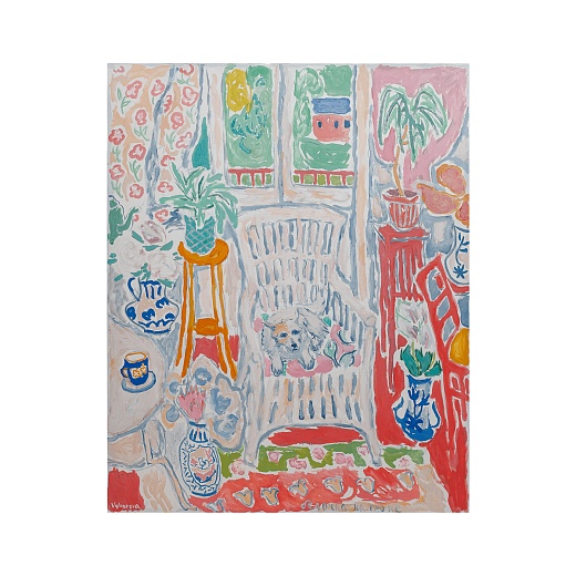 Плакат «Белочка на троне»