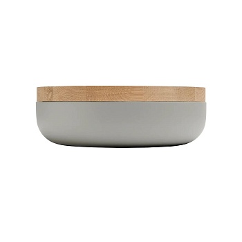 Боул с крышкой Pottery, серый