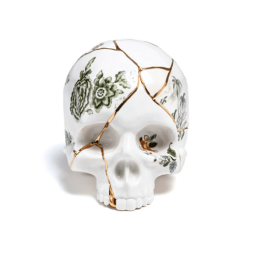 Скульптура Череп Kintsugi