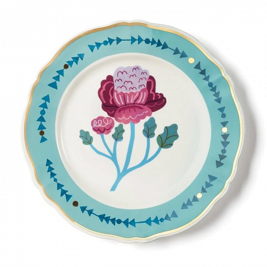 Столовая тарелка Flower Blue