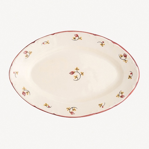 Блюдо овальное «Шиповник»