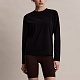 Лонгслив Robbie Longsleeve Black in Cotton в интернет-магазине The Dar