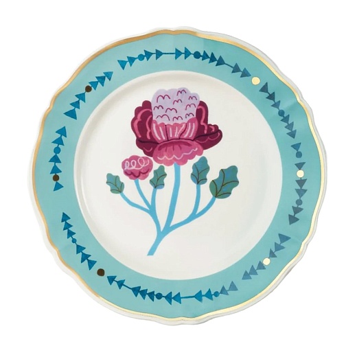 Столовая тарелка Flower Blue