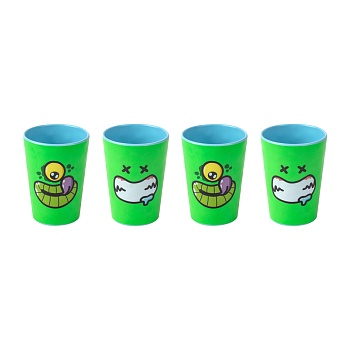 Стаканы Monsters Green, 4 шт. 