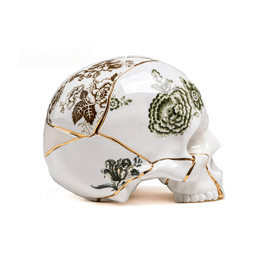 Скульптура Череп Kintsugi
