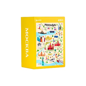 Пазл Москва, 408 деталей