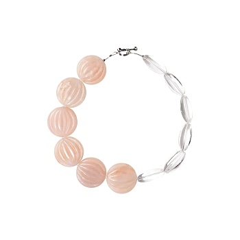 Колье из хрусталя и солнечного камня «Либретто»