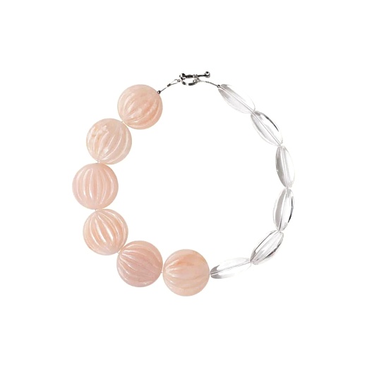 Колье из хрусталя и солнечного камня «Либретто»