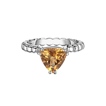 Кольцо «Чакры», цитрин