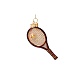 Ёлочная игрушка Burgundy Tennis Racket в интернет-магазине The Dar