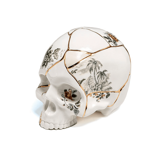 Скульптура Череп Kintsugi