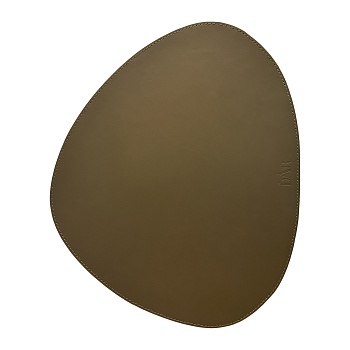 Плейсмат Leather, оливковый, 2 шт.