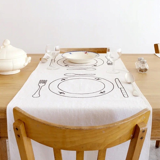 Дорожка бежевая, 150x80