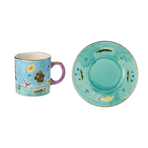 Чайная пара «Фантазёры II», голубой