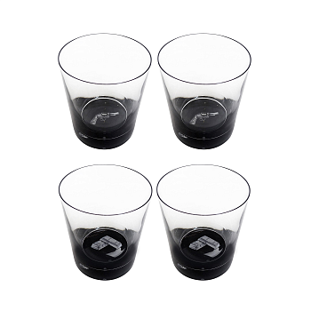 Стаканы для воды Sagmeister Black, 4&nbsp;шт.