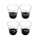 Стаканы для воды Sagmeister Black, 4 шт в интернет-магазине The Dar