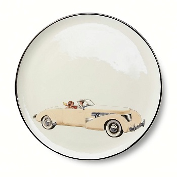 Столовая тарелка Vintage Cars VII