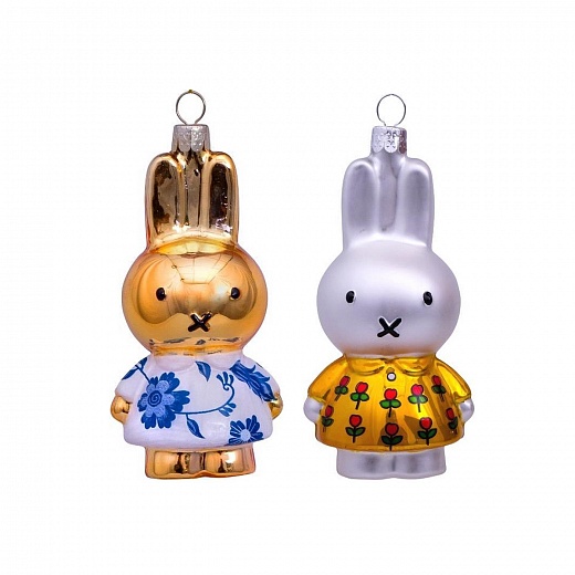Ёлочные игрушки Miffy Delft, 2 шт.