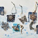 Ёлочное украшение Sparkle Snowflake Sapphire в интернет-магазине The Dar