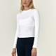 Лонгслив Simple in White в интернет-магазине The Dar