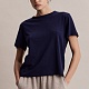 Футболка Robbie T-shirt Navy Blue in Hemp в интернет-магазине The Dar