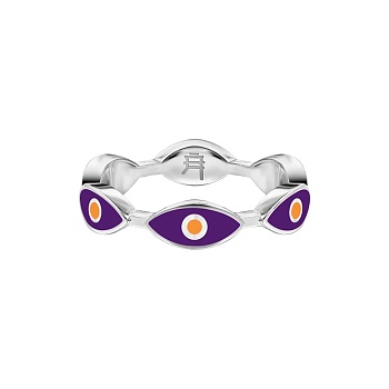 Кольцо «EYES», фиолетовый