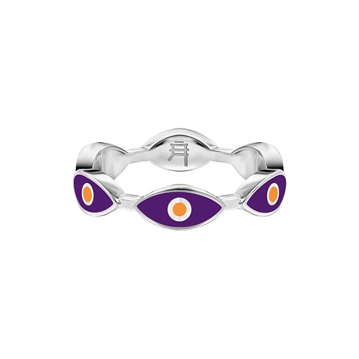 Кольцо «EYES», фиолетовый