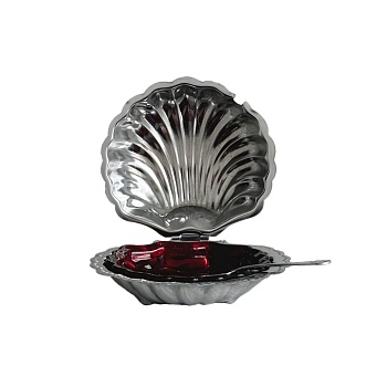 Масленка металлическая и ножом, Италия