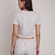 Футболка-кроп Soft Grey Melange в интернет-магазине The Dar