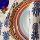 Набор тарелок Rainbow Azzurro, 2 шт в интернет-магазине The Dar