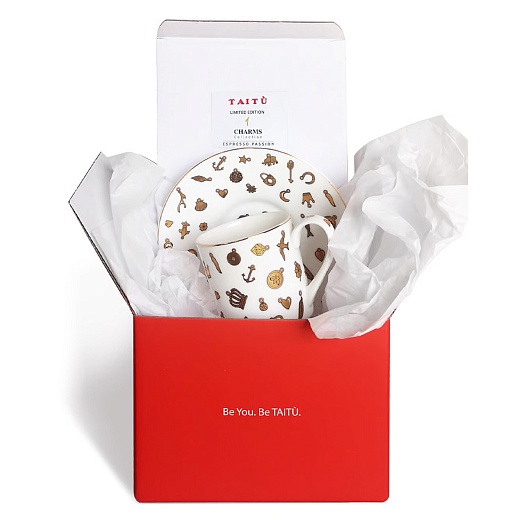 Кофейная пара Charms Limited Edition и салфетка Charms