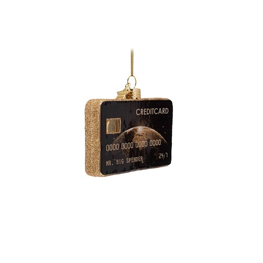 Ёлочная игрушка Black Credit Card