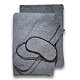 Набор дорожный - плед + маска д/сна + носки + кейс, светло-серый в интернет-магазине The Dar