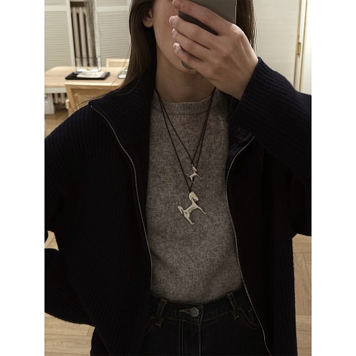 Брелок Les Chevaux Enjoues, серебряный